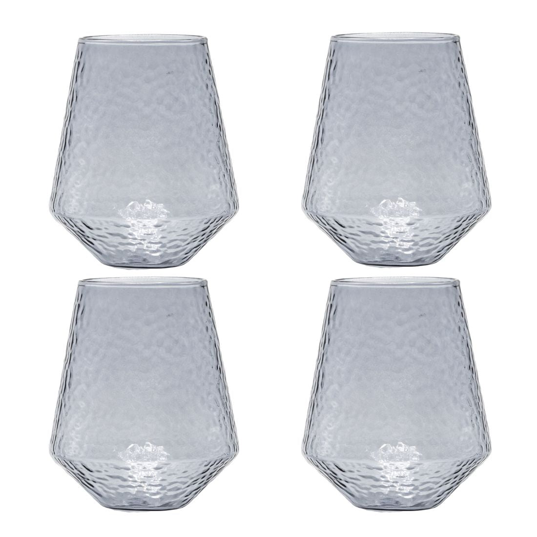 Brût Homeware | Waterglas Claude | Set van 4 | Wijnglas | 400ML | grij