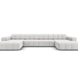 Cosmopolitan Design Panoramische bank Chicago 6-zits, flueel geld – 16 Cosmopolitan Design Panoramische bank Chicago 6-zits, flueel geld – 16