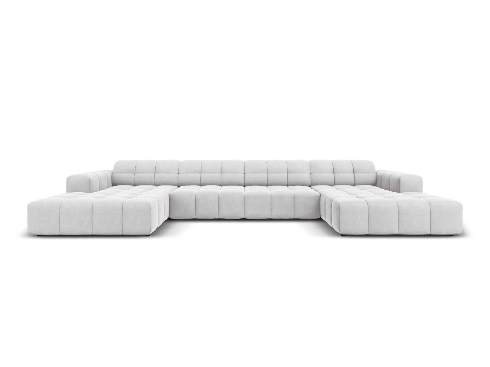 Cosmopolitan Design Panoramische bank Chicago 6-zits, flueel geld - 16