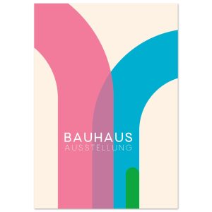 Artfulprints Poster Bauhaus – Ausstellung – 70×100 cm – Meerkleurig Artfulprints Poster Bauhaus – Ausstellung – 70×100 cm – Meerkleurig