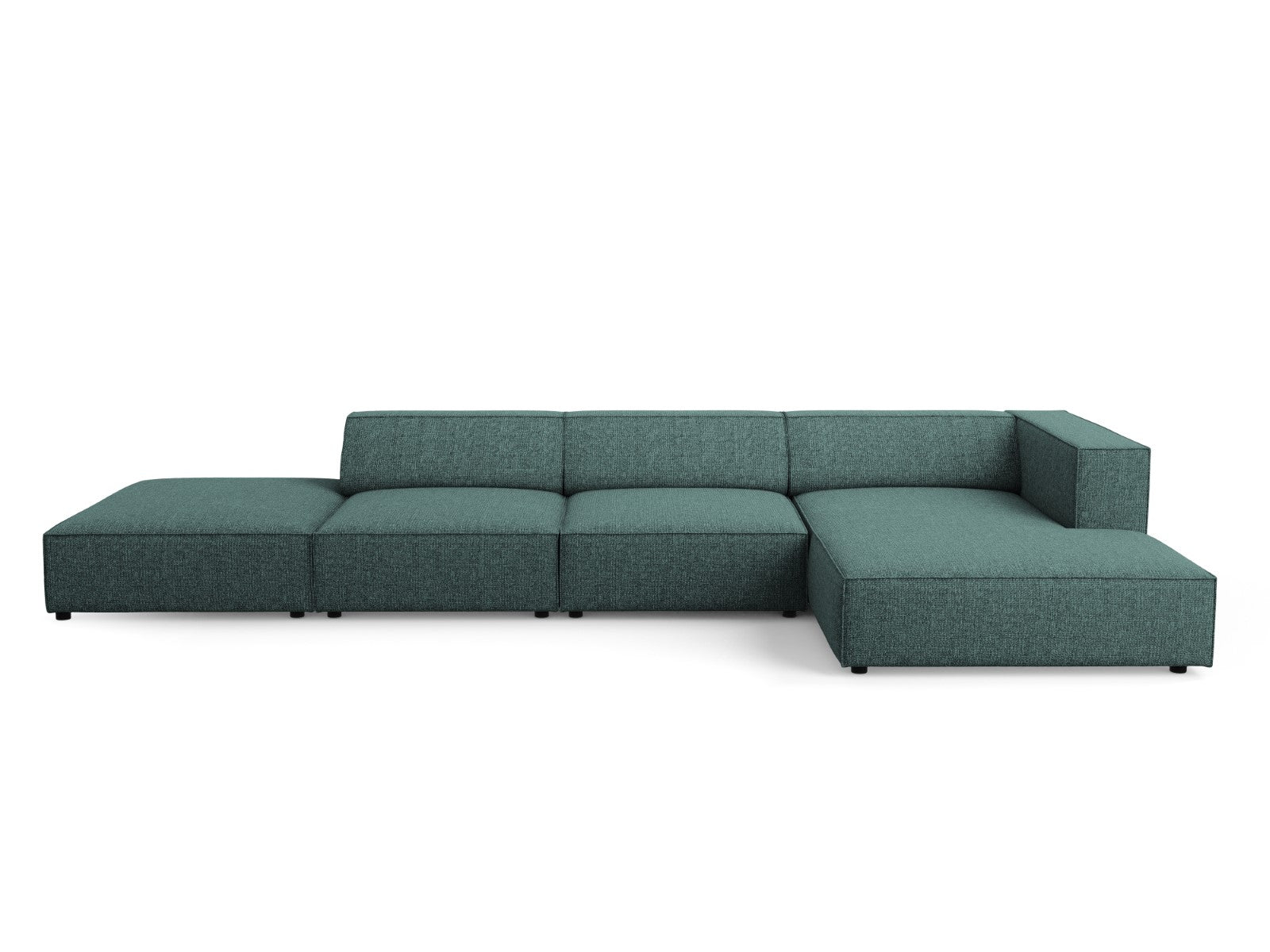 Cosmopolitan Design rechter hoekbank Arendal 5-zits, chenille, olie -