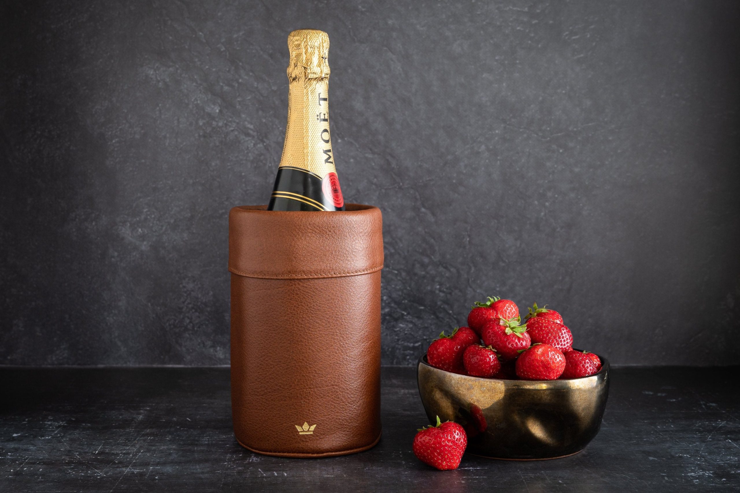 Dutchdeluxes Luxe Wijnkoeler - Champagnekoeler in Leer - REACh-gecerti