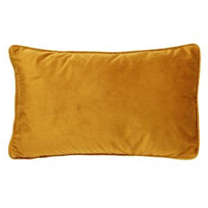 FINN – sierkussen 30×50 cm – velvet – lendekussen – Chai Tea – geel