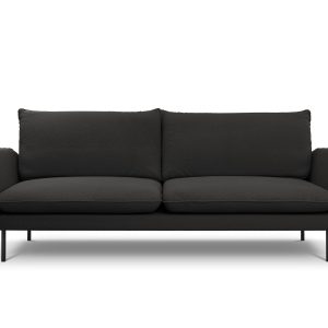 Cosmopolitan Design Bank Vienna 4-zits, boucle, zwart – 92x230x95cm Cosmopolitan Design Bank Vienna 4-zits, boucle, zwart – 92x230x95cm