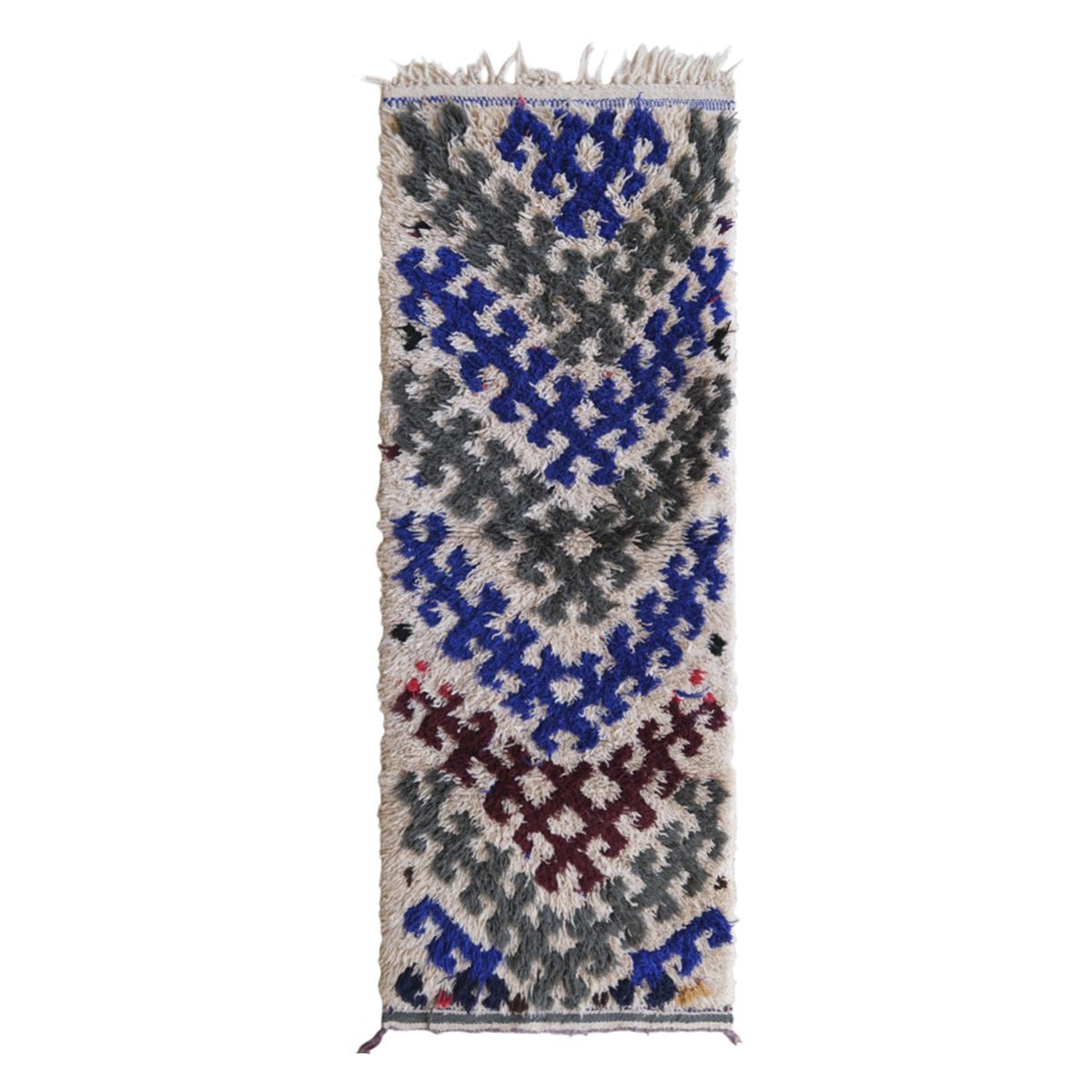 AFK Living vloerkleed Berber - handgemaakt - Wol - 163 x 60 cm