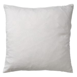 JAMES – Sierkussen 45×45 cm – duurzaam katoen – effen kleur – Snow Whi JAMES – Sierkussen 45×45 cm – duurzaam katoen – effen kleur – Snow Whi