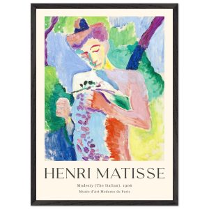 Artfulprints Poster met Lijst Matisse – Modesty 1906 – 50×70 cm – Meer Artfulprints Poster met Lijst Matisse – Modesty 1906 – 50×70 cm – Meer