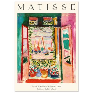 Artfulprints Poster Matisse – Open window collioure 1905 – A4 21×29.7 Artfulprints Poster Matisse – Open window collioure 1905 – A4 21×29.7