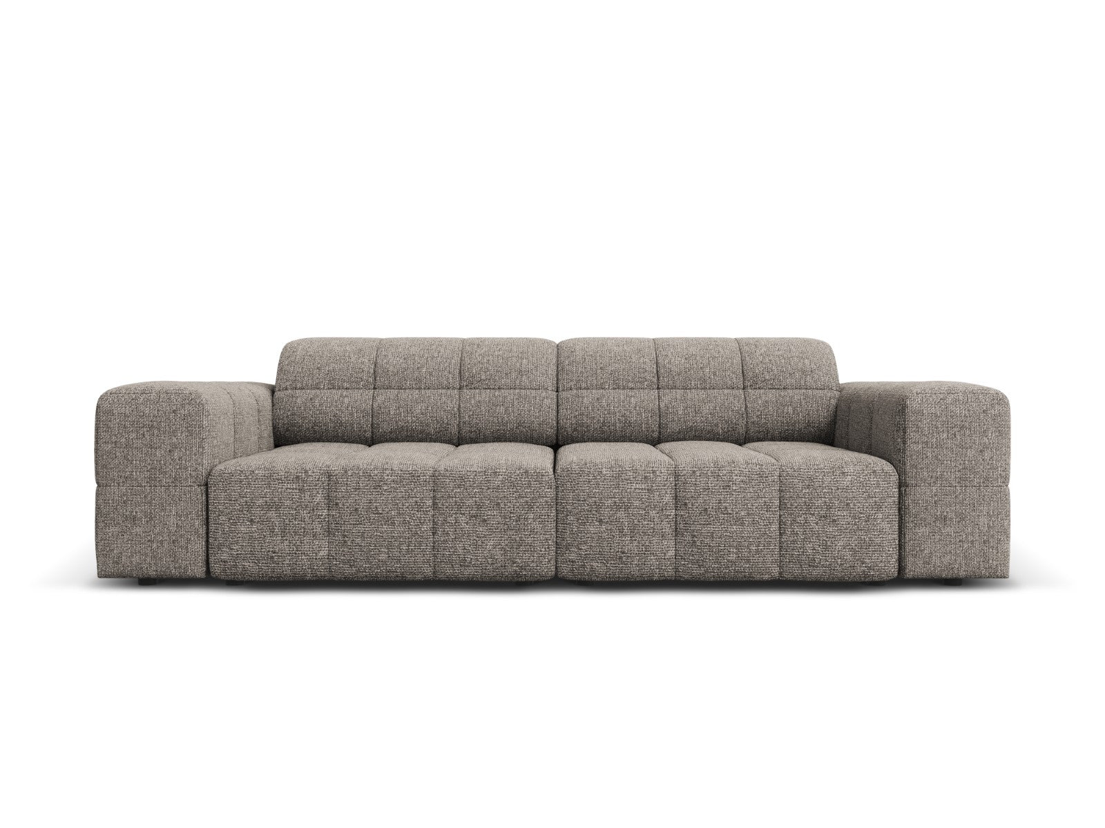 Cosmopolitan Design Bank Chicago 3-zits, chenille grijs - 102x212x78cm