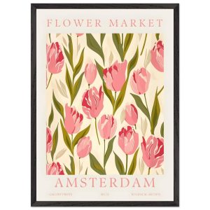 Artfulprints Poster met Lijst Flower market – Amsterdam IV – 50×70 cm Artfulprints Poster met Lijst Flower market – Amsterdam IV – 50×70 cm