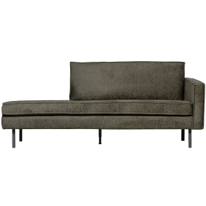 WOOOD daybed rechts Rodeo – Structure Velvet – Frost – 85x203x86 WOOOD daybed rechts Rodeo – Structure Velvet – Frost – 85x203x86