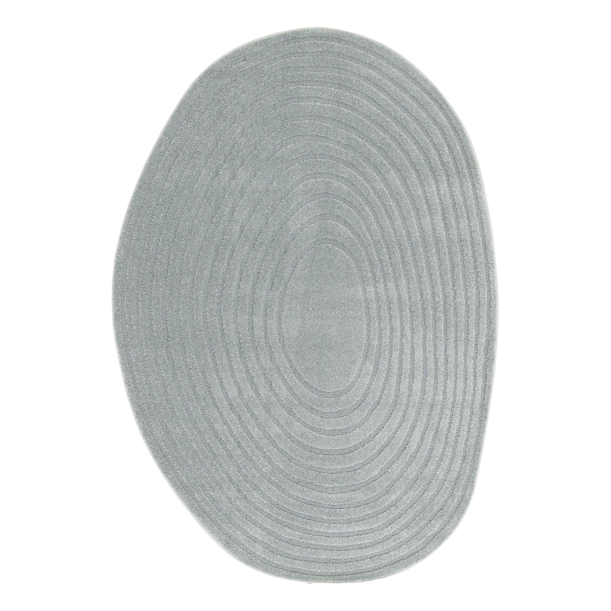 AFK Living vloerkleed Aeon - reliëfeffect - blauw - 160 x 230 cm