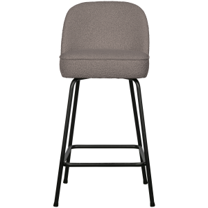 WOOOD barstoel Vogue – Velvet – Nougat – 89x50x55 WOOOD barstoel Vogue – Velvet – Nougat – 89x50x55