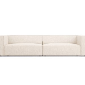 Cosmopolitan Design Bank Arendal 4-zits, chenille, lichtbeige – 102×24 Cosmopolitan Design Bank Arendal 4-zits, chenille, lichtbeige – 102×24