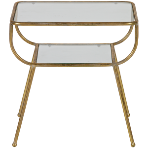 WOOOD bijzettafel Amazing – Metaal – Antique Brass – 47x47x40,5 WOOOD bijzettafel Amazing – Metaal – Antique Brass – 47x47x40,5
