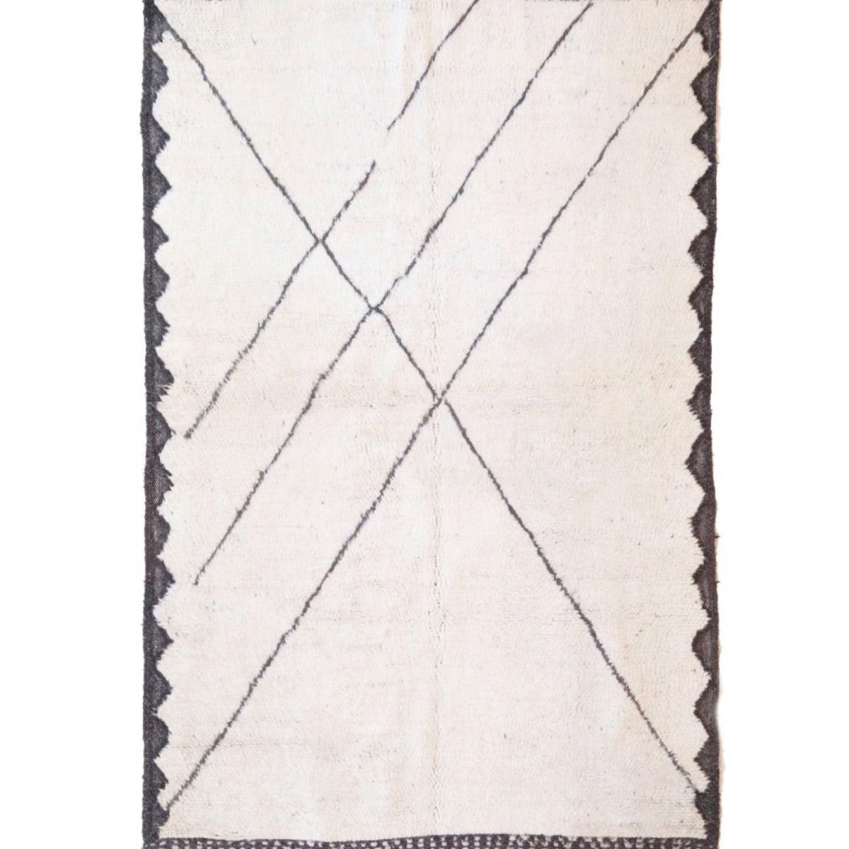 AFK Living vloerkleed Berber - handgemaakt - Wol - 168 x 261 cm