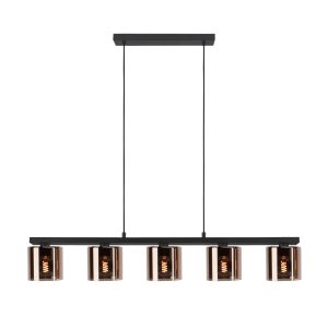EGLO hanglamp Cadley – e27 – 121 cm – koperglas EGLO hanglamp Cadley – e27 – 121 cm – koperglas