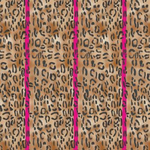 Catchii Behang Leopard print orange brown Catchii Behang Leopard print orange brown