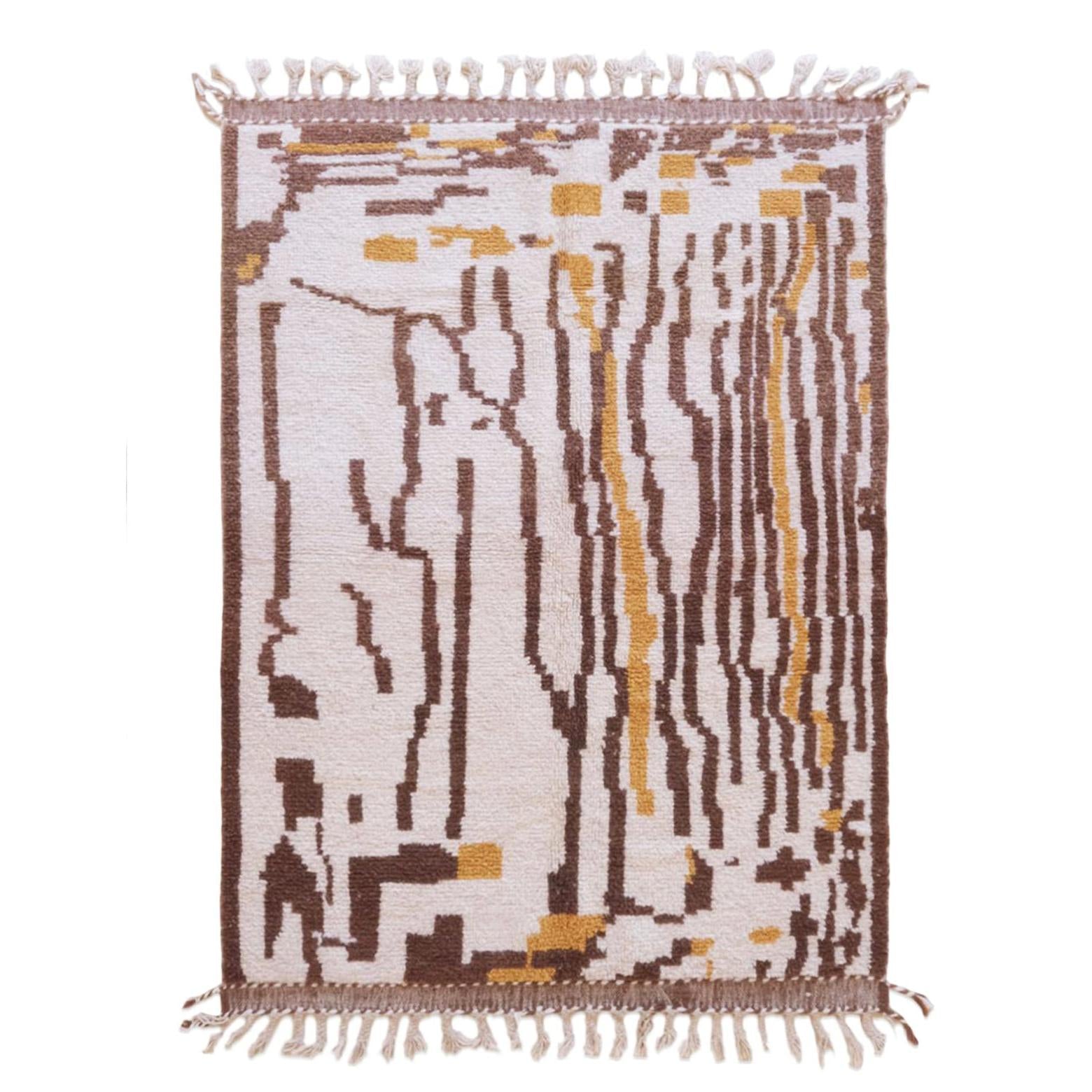 AFK Living vloerkleed Berber - handgemaakt - Wol - 185 x 256 cm