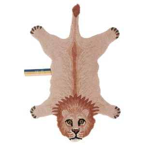 Doing Goods Pinky Leeuw Vloerkleed – Klein 100 x 65 x 2 cm – 100% wol Doing Goods Pinky Leeuw Vloerkleed – Klein 100 x 65 x 2 cm – 100% wol