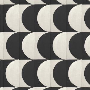 Catchii Behang Mosaique Monday Beige/Black Catchii Behang Mosaique Monday Beige/Black