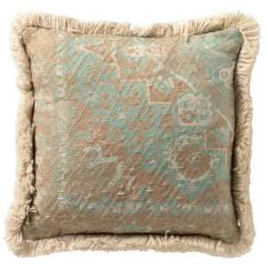 SYNNE – kussenhoes 45×45 cm – Harbor Gray – beige, blauw SYNNE – kussenhoes 45×45 cm – Harbor Gray – beige, blauw