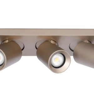 Artdelight spot Megano – 3 lichts – 30 x 11.5 cm – champagne Artdelight spot Megano – 3 lichts – 30 x 11.5 cm – champagne