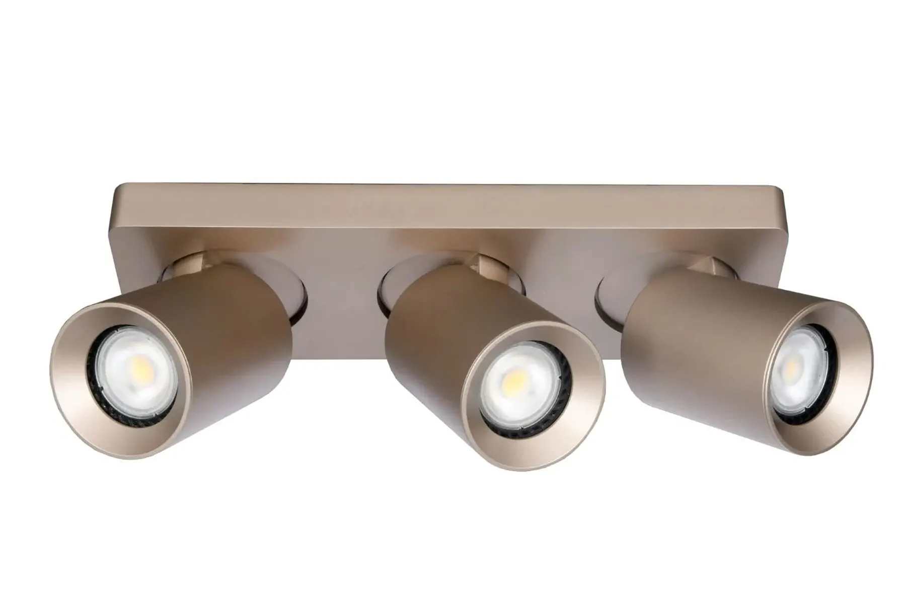 Artdelight spot Megano - 3 lichts - 30 x 11.5 cm - champagne