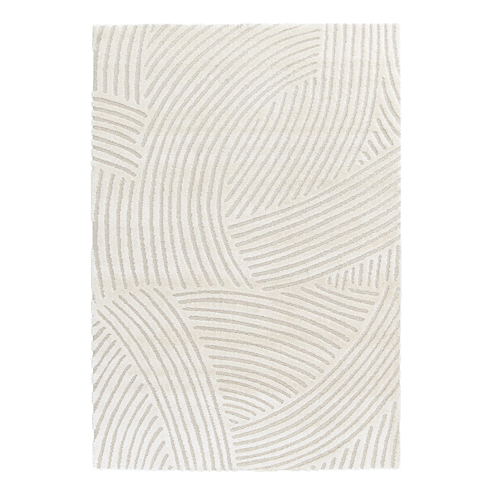 AFK Living vloerkleed Sillage - reliëfeffect - beige - 120 x 170 cm