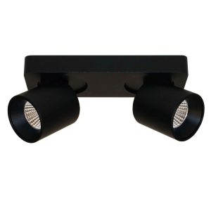 Artdelight spot Laguna – 2 lichts – 22 x 9.5 cm – zwart Artdelight spot Laguna – 2 lichts – 22 x 9.5 cm – zwart