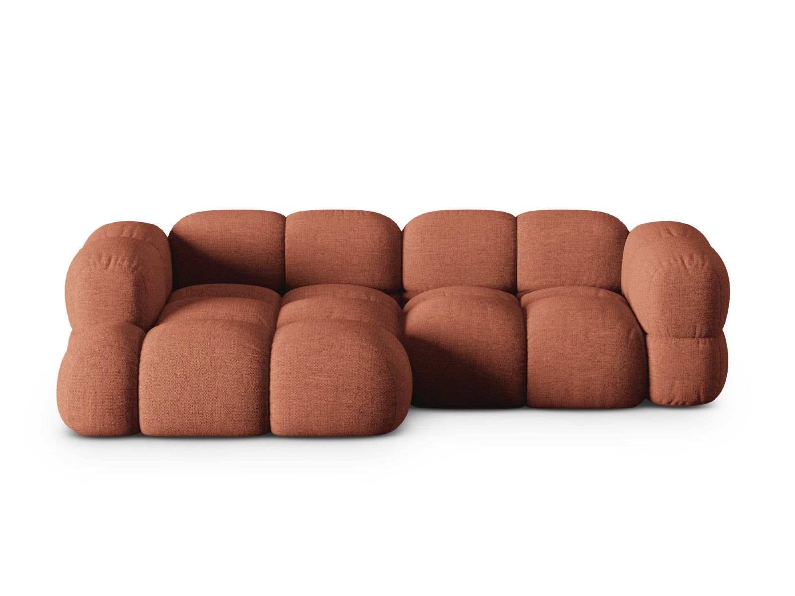 Cosmopolitan Design linker hoekbank Loretto 3-zits, structurele stof k