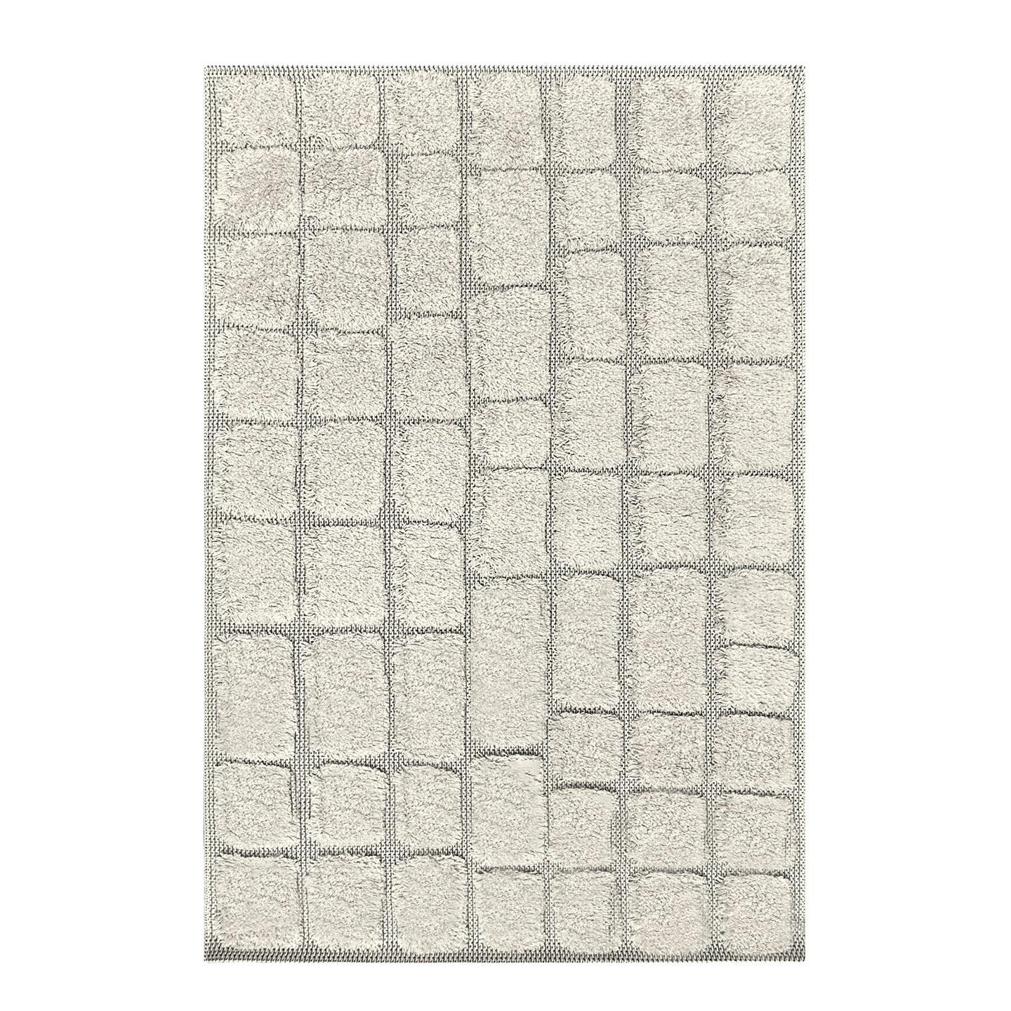 AFK Living vloerkleed Hilly - reliëfeffect - beige - 120 x 170 cm