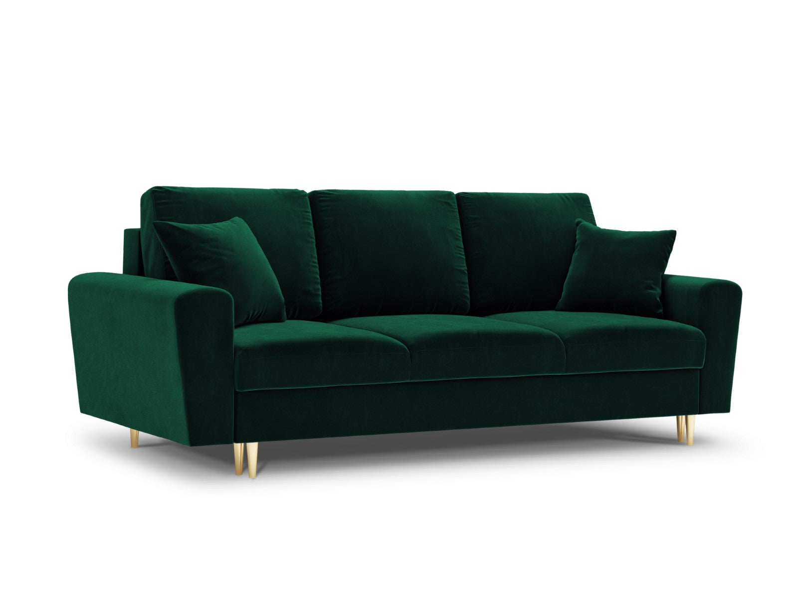 Cosmopolitan Design Slaapbank met opbergdoos Kyoto 3-zits, flueel, fle
