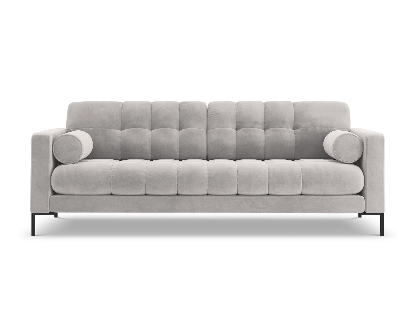 Cosmopolitan Design Bank Bali 3-zits, flueel, geld - 96x177x75cm