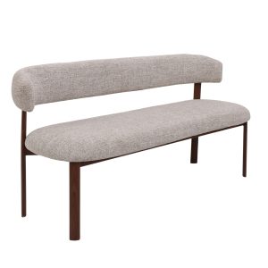 DÉJA Living Eetkamerbank Alamo – Beige/Walnoot – 200cm DÉJA Living Eetkamerbank Alamo – Beige/Walnoot – 200cm