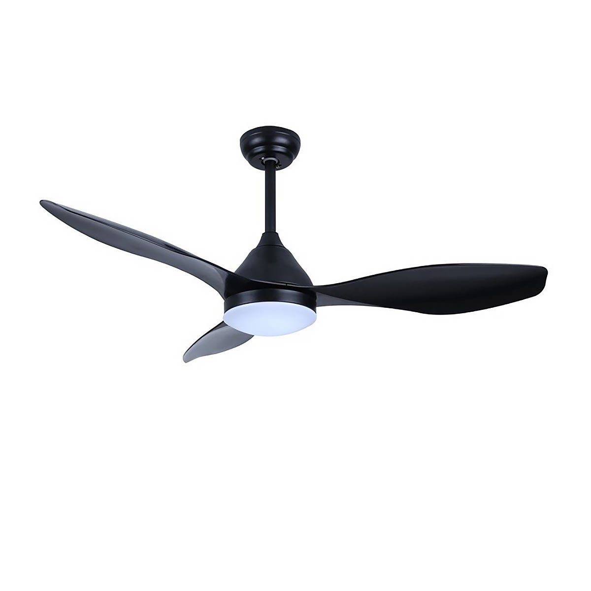 CristalRecord plafondventilator Stel - 1 lichts - 120 x 44 cm - zwart