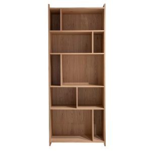 DÉJA Living Vakkenkast Lugo – Naturel Eiken – 80x40x200cm DÉJA Living Vakkenkast Lugo – Naturel Eiken – 80x40x200cm