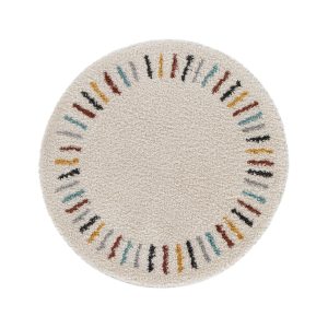 AFK Living vloerkleed Arpege – voor kinderen – beige – 160 x 160 cm