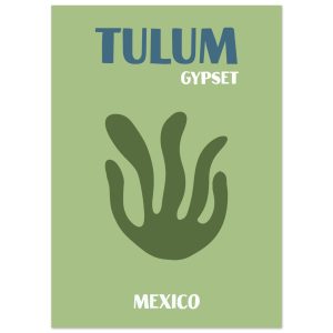 Artfulprints Poster Mexico – Tulum Gypset – 50×70 cm – Groen Artfulprints Poster Mexico – Tulum Gypset – 50×70 cm – Groen