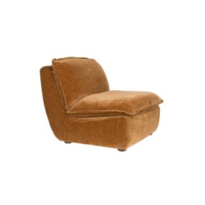 Dutchbone Radley Fauteuil Cognac Bruin Dutchbone Radley Fauteuil Cognac Bruin
