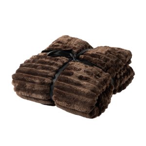 RICKY – plaid 150×200 cm – superzacht – warm en donzig – Chocolate Mar RICKY – plaid 150×200 cm – superzacht – warm en donzig – Chocolate Mar