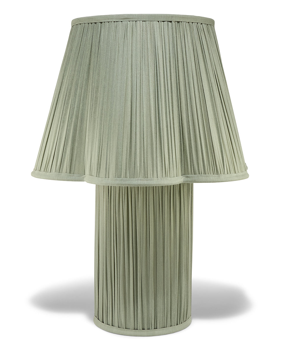 Doing Goods Myra Lamp Saliegroen - Groot 18 x 40 x 57 cm - Zijde/ Visc