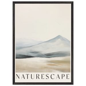 Artfulprints Poster met Lijst Abstract – Naturescape – 50×70 cm – Taup Artfulprints Poster met Lijst Abstract – Naturescape – 50×70 cm – Taup