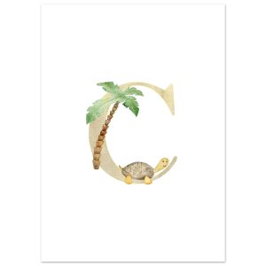 Artfulprints Poster Letter C kindernaam – 50×70 cm – Meerkleurig Artfulprints Poster Letter C kindernaam – 50×70 cm – Meerkleurig