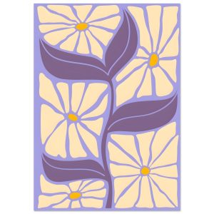 Artfulprints Poster Matisse – Floral form – A4 21×29.7 cm – Paars Artfulprints Poster Matisse – Floral form – A4 21×29.7 cm – Paars