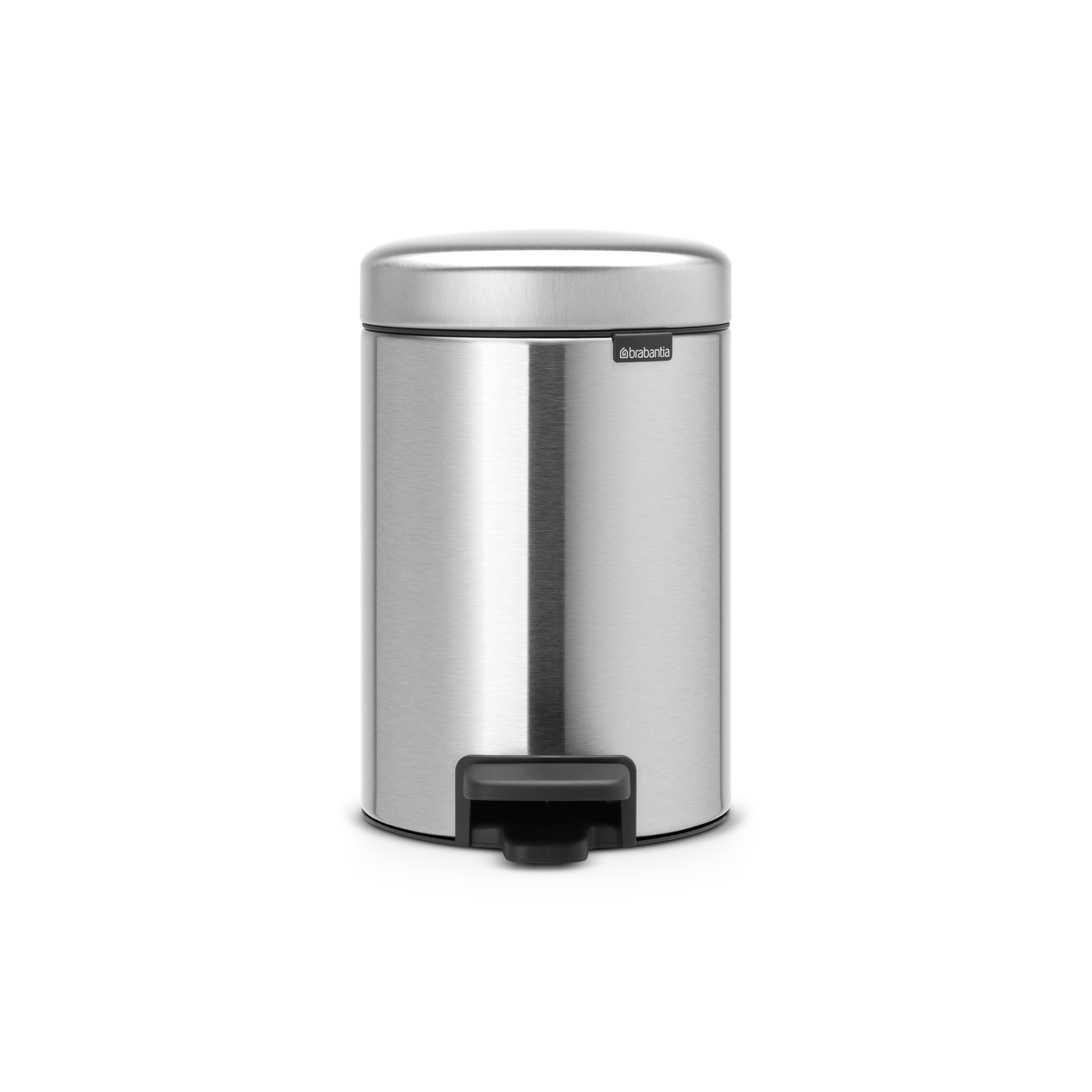 Brabantia NewIcon Pedaalemmer, 3 liter, kunststof binnenemmer - Matt S