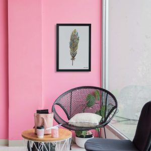 Catchii poster Bluegrey Feather – meerkleurig – 297×210 cm Catchii poster Bluegrey Feather – meerkleurig – 297×210 cm