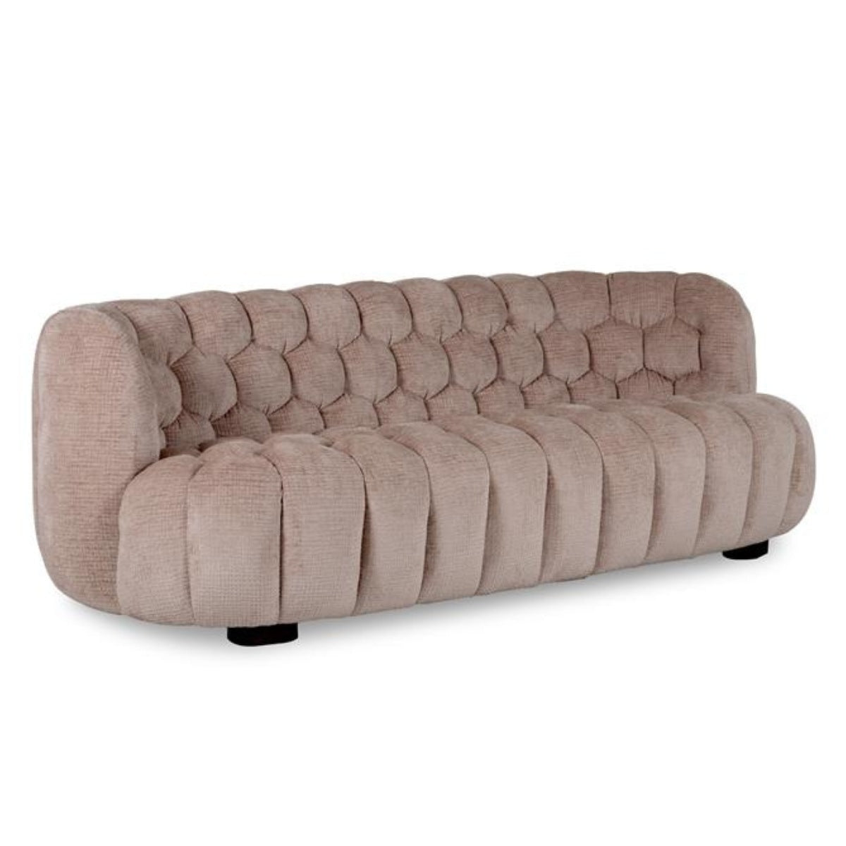 DÉJA Living 3-zits Bank Trones - Taupe Stof - 230x100x75cm