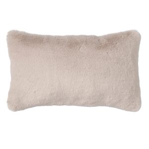 ZAYA – Sierkussen 30×50 cm – bontlook – effen kleur – Pumice Stone – b ZAYA – Sierkussen 30×50 cm – bontlook – effen kleur – Pumice Stone – b
