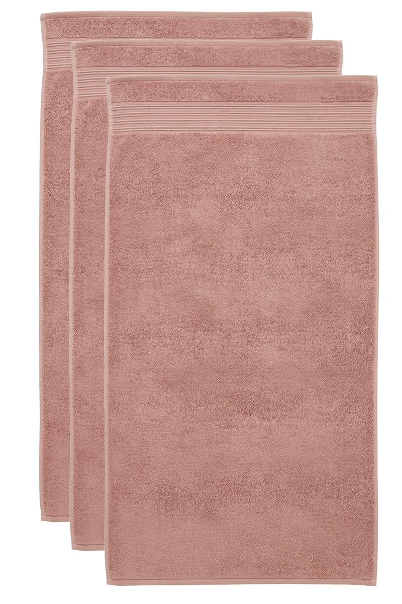 Beddinghouse Care Cotton - Handdoek - 60x100 cm - Set van 3 - Steenroo